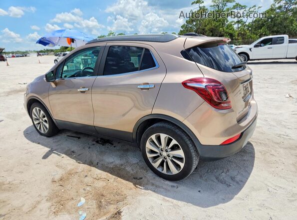 KL4CJASB3JB513306 2018 BUICK ENCORE Beige Trasero izquierdo