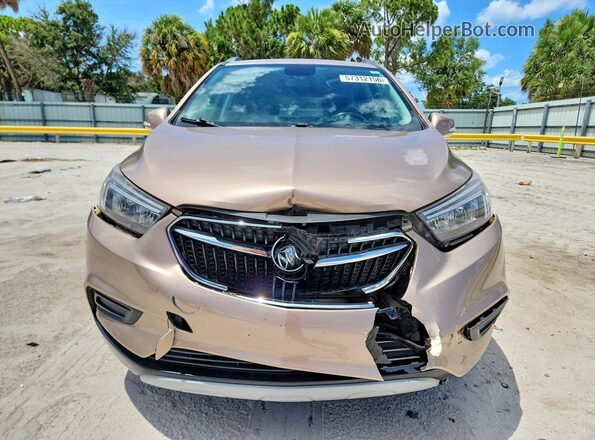 KL4CJASB3JB513306 2018 BUICK ENCORE Beige Vista frontal