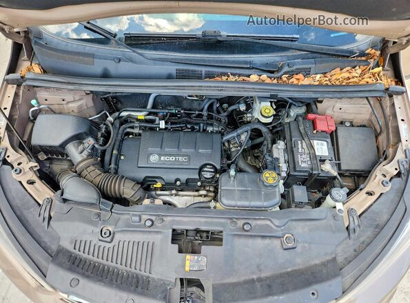 KL4CJASB3JB513306 2018 BUICK ENCORE Beige Vista del compartimento del motor