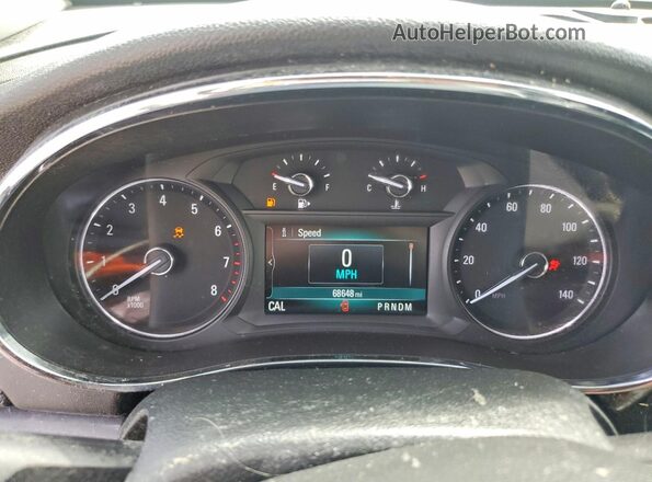 KL4CJASB3JB712811 2018 BUICK ENCORE White Սարքավորումների վահանակի տեսք