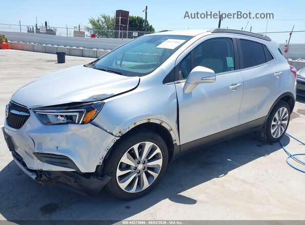 KL4CJASB3KB712390 2019 BUICK ENCORE Silver Front left