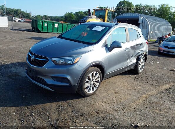 KL4CJASB3KB769172 2019 BUICK ENCORE Gray Передня ліва чверть