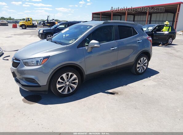 KL4CJASB3KB789373 2019 BUICK ENCORE Серый Передняя левая четверть