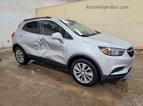 KL4CJASB3KB935609 2019 BUICK ENCORE Silver წინა მარჯვენა