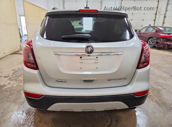 KL4CJASB3KB935609 2019 BUICK ENCORE Silver უკანა ხედი
