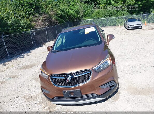 KL4CJASB4HB068567 2017 BUICK ENCORE Brown Սարքավորումների վահանակի տեսք
