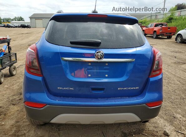 KL4CJASB4JB563048 2018 BUICK ENCORE Blue Vista trasera