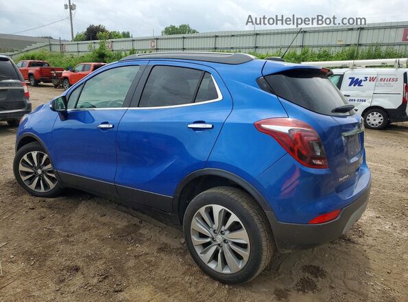 KL4CJASB4JB563048 2018 BUICK ENCORE Blue Trasero izquierdo
