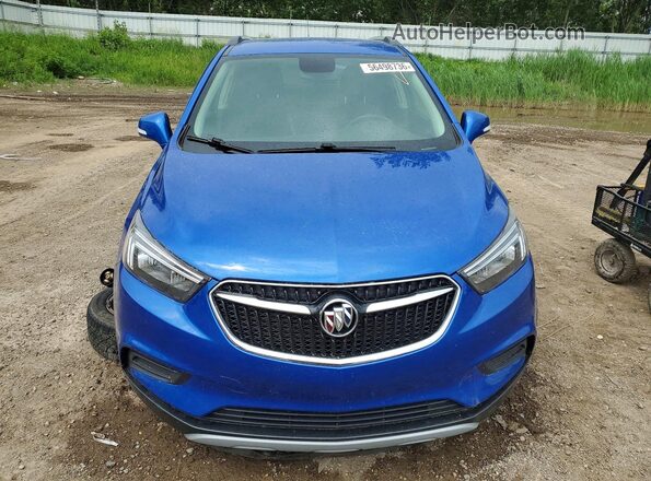 KL4CJASB4JB563048 2018 BUICK ENCORE Blue Vista frontal