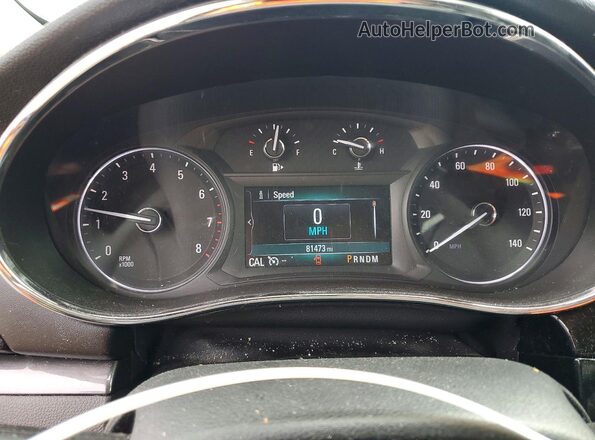 KL4CJASB4JB563048 2018 BUICK ENCORE Blue Vista del cuadro de instrumentos
