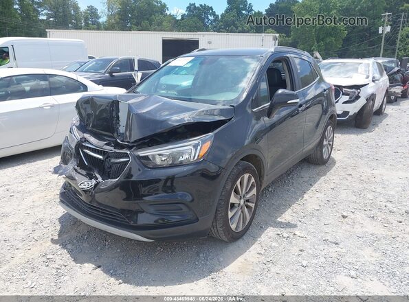 KL4CJASB4KB902750 2019 BUICK ENCORE Black Առջևի ձախ երեք քառորդ տեսարան