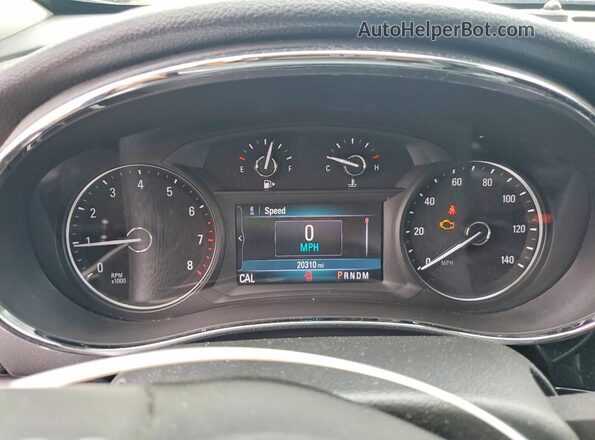 KL4CJASB4KB909181 2019 BUICK ENCORE Gold Вид щитка приладів