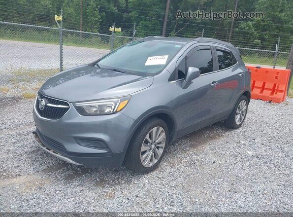 KL4CJASB4LB007292 2020 BUICK ENCORE Gray Front left
