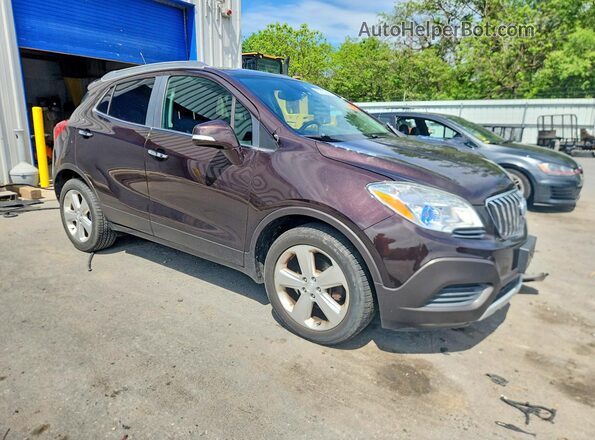 KL4CJASB5GB677357 2016 BUICK ENCORE Бордовый Передняя правая четверть