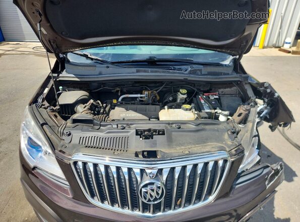 KL4CJASB5GB677357 2016 BUICK ENCORE Бордовый Вид подкапотного пространства