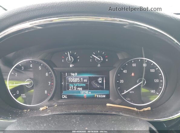 KL4CJASB5HB109319 2017 BUICK ENCORE Silver Вид задніх сидінь