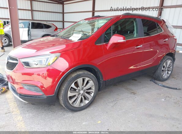 KL4CJASB5JB717086 2018 BUICK ENCORE Red Przód lewy