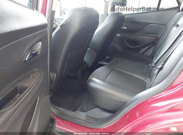 KL4CJASB5JB717086 2018 BUICK ENCORE Red Widok naklejki z numerem VIN