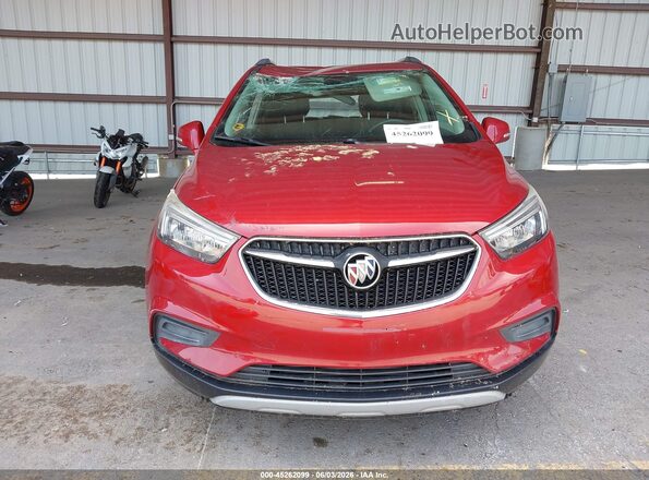 KL4CJASB5JB717086 2018 BUICK ENCORE Red Widok wnętrza z tyłu