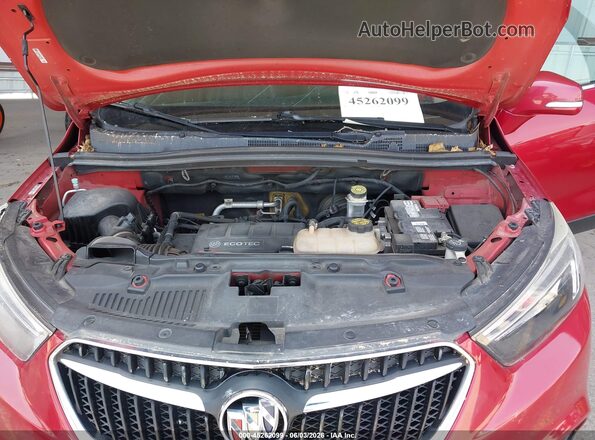 KL4CJASB5JB717086 2018 BUICK ENCORE Red Widok z tyłu
