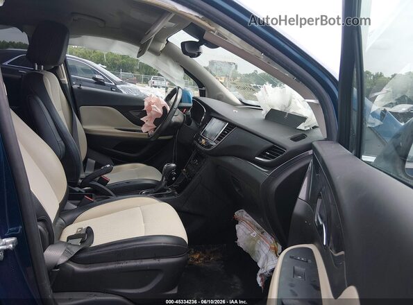 KL4CJASB5KB768802 2019 BUICK ENCORE Blue Սալոնի դիմացի տեսք
