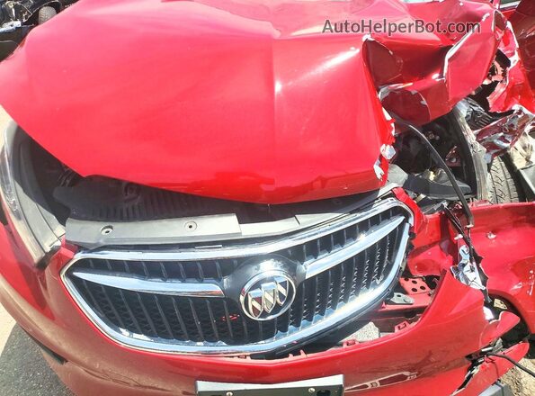 KL4CJASB5KB794137 2019 BUICK ENCORE Red Engine compartment view