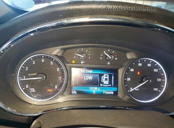 KL4CJASB6HB102833 2017 BUICK ENCORE Red Вид щитка приладів
