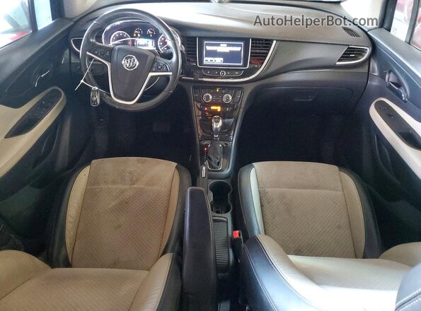 KL4CJASB6HB102833 2017 BUICK ENCORE Red Вид панелі приладів