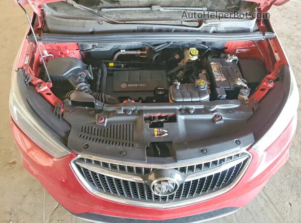 KL4CJASB6HB102833 2017 BUICK ENCORE Red Вид задньої частини салону