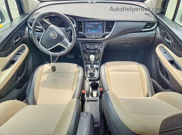 KL4CJASB6HB185048 2017 BUICK ENCORE White Առջևի վահանակի տեսք