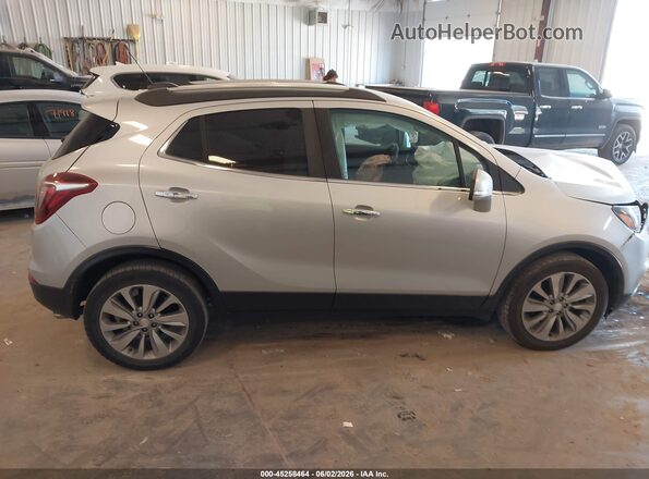KL4CJASB6JB509458 2018 BUICK ENCORE Silver Rear interior view
