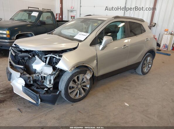 KL4CJASB6JB509458 2018 BUICK ENCORE Silver Front left