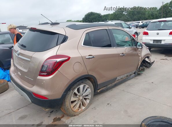 KL4CJASB6JB540242 2018 BUICK ENCORE Beige Rear right