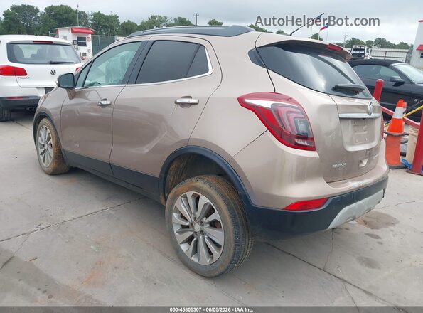 KL4CJASB6JB540242 2018 BUICK ENCORE Beige Rear left
