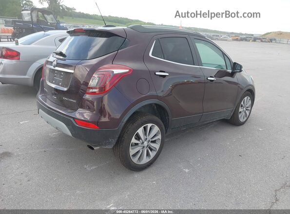 KL4CJASB6JB576268 2018 BUICK ENCORE Темно-бордовый 