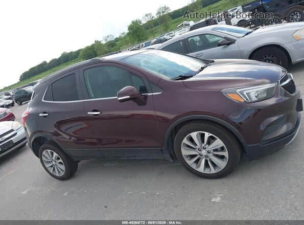 KL4CJASB6JB576268 2018 BUICK ENCORE Темно-бордовый 