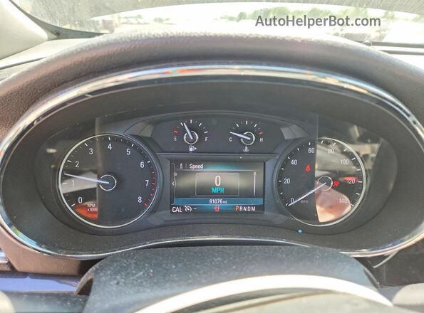 KL4CJASB6KB730298 2019 BUICK ENCORE Черный Вид щитка приборов