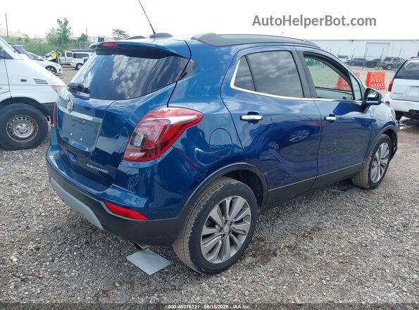 KL4CJASB6KB757873 2019 BUICK ENCORE Синий Задняя правая четверть