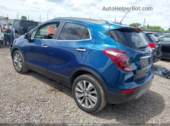 KL4CJASB6KB757873 2019 BUICK ENCORE Синий Задняя левая четверть