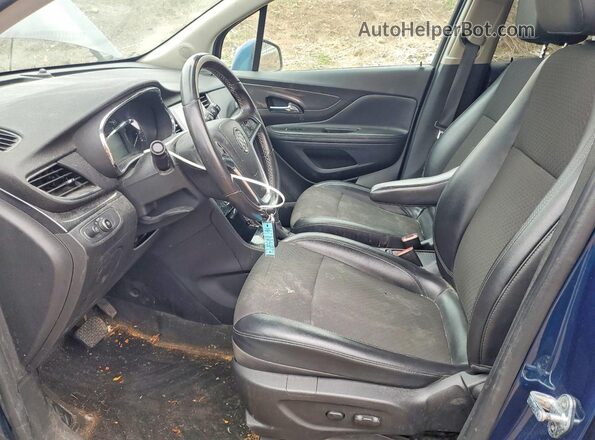 KL4CJASB6KB840221 2019 BUICK ENCORE Blue Widok wnętrza z przodu