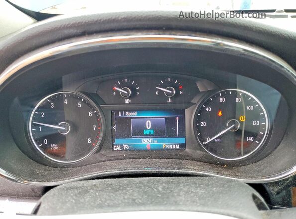 KL4CJASB6KB840221 2019 BUICK ENCORE Blue Widok zestawu wskaźników