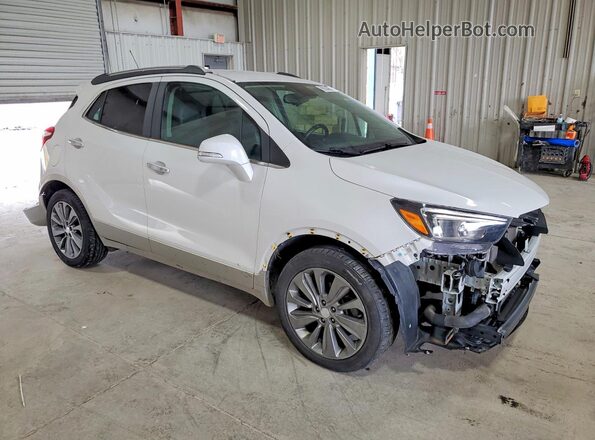 KL4CJASB6KB929805 2019 BUICK ENCORE White Delantero derecho