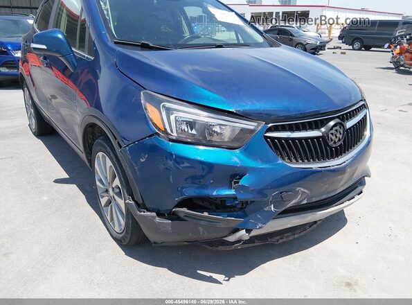 KL4CJASB6KB943364 2019 BUICK ENCORE Blue Front view