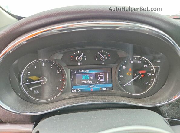 KL4CJASB6LB318531 2020 BUICK ENCORE White Instrument cluster view