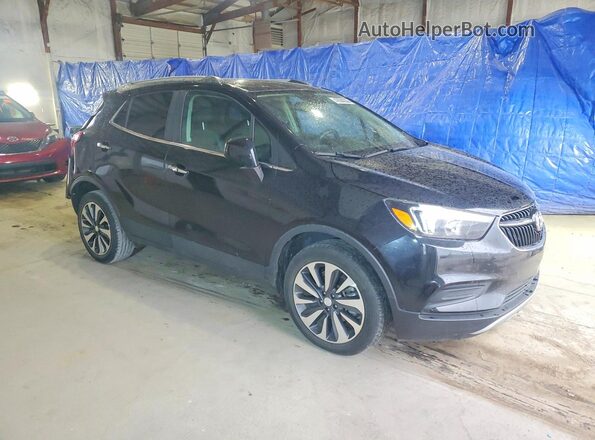 KL4CJASB6MB309782 2021 BUICK ENCORE Black Przód prawy
