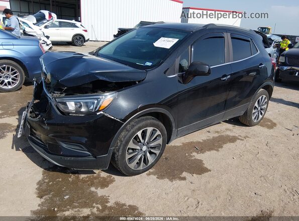 KL4CJASB6MB313430 2021 BUICK ENCORE Черный Передняя левая четверть