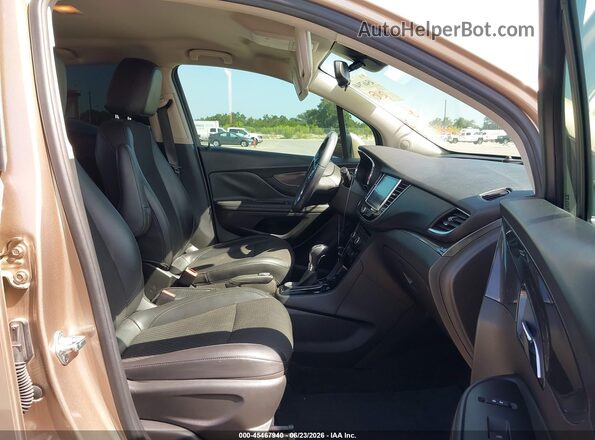 KL4CJASB7JB677898 2018 BUICK ENCORE Brown წინა სალონის ხედი