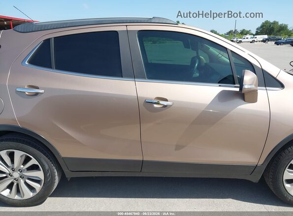 KL4CJASB7JB677898 2018 BUICK ENCORE Brown უკანა სალონის ხედი