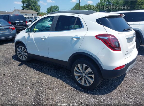 KL4CJASB7JB710138 2018 BUICK ENCORE White Задня ліва чверть