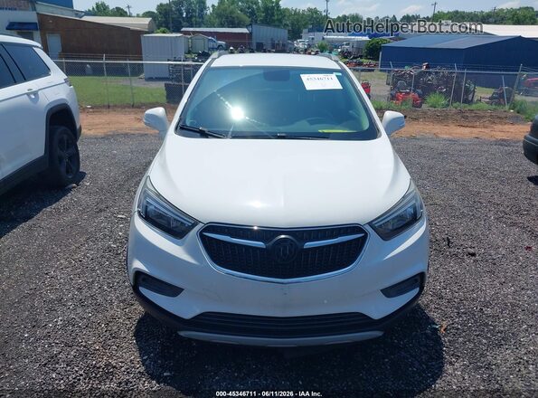 KL4CJASB7JB710138 2018 BUICK ENCORE White Вид щитка приладів